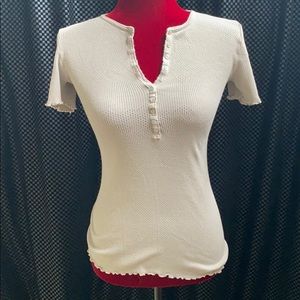 Rosenmunde Cotton Henley short sleeves